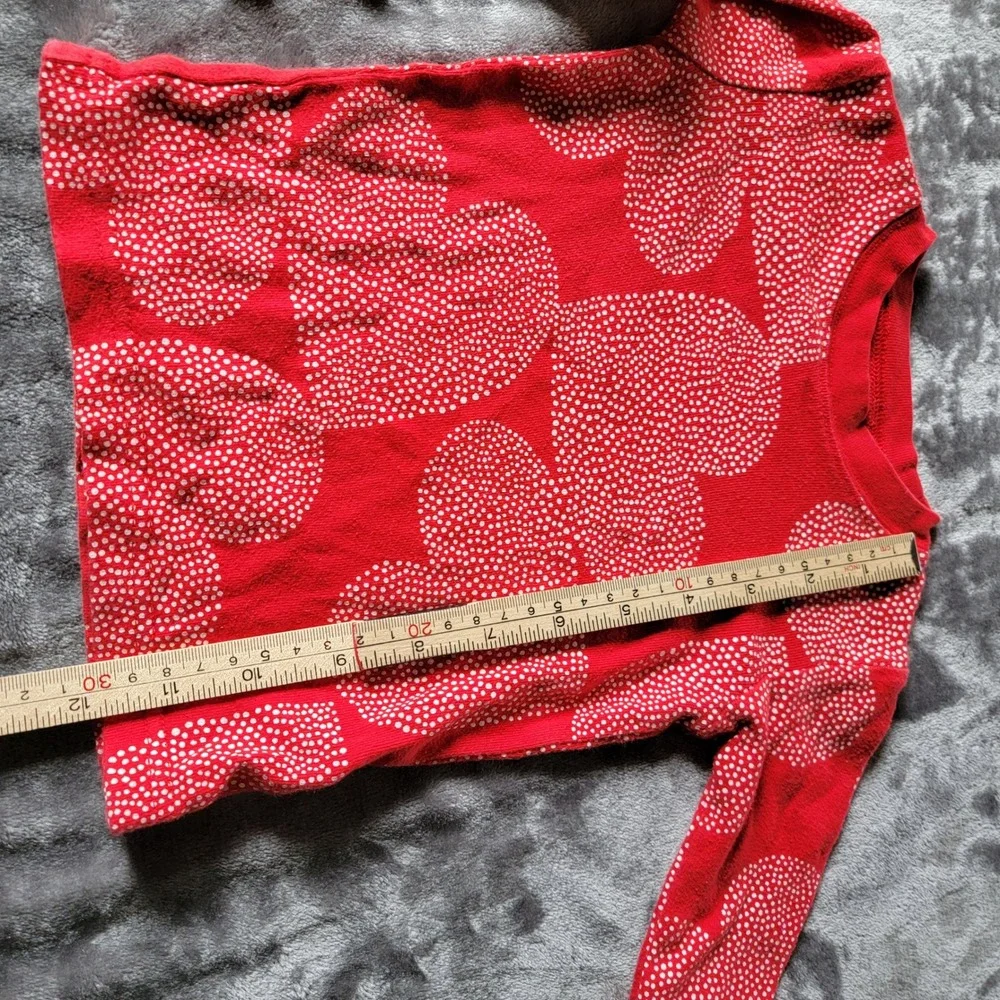 Carter's 2pc Pajama Set Toddler 18M Red Excellent Valentine Print Snug Fit 741